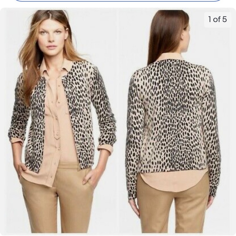 J.Crew wildcat merino cardigan